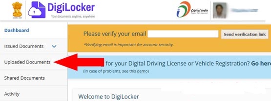 Digital Locker ID 